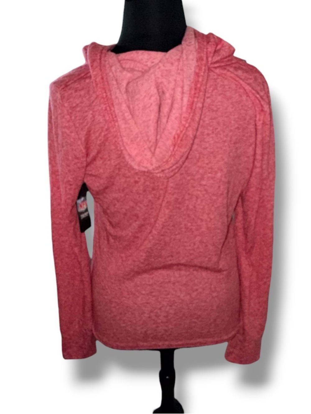 NWT MAJESTIC THREADS KC Chiefs Super Bowl LVII Retro Pullover - Women’s Red 2XL - Picture 4 of 11